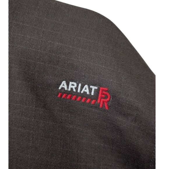 ARIAT Men's CAT 4 FR Canvas Stretch Jacket -Grey NWOT - Picture 7 of 16